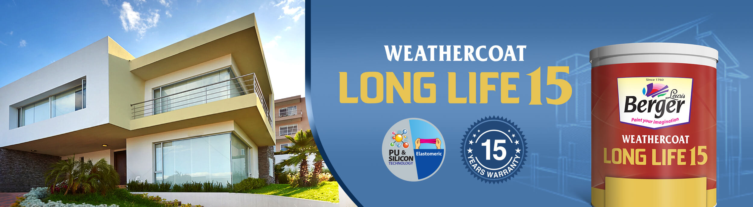 WeatherCoat Long Life 15 Banner